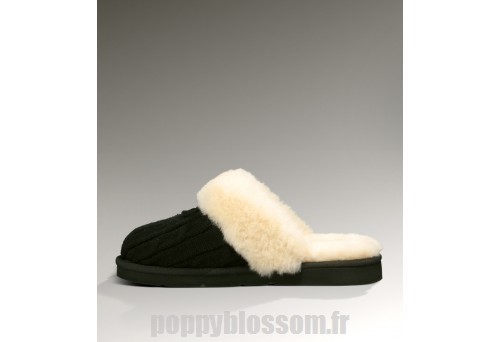 Outlet Ugg-326 Knit Cozy Noir chaussons?